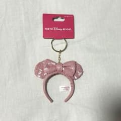 ディズニー ミニー耳カチューシャキーホルダーのサムネイル