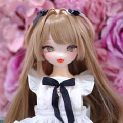 k-doll karon ドールヘッド 1/4サイズ kimdoll製 ドールヘッド セミホワイトカラー mddサイズ