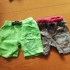 ハーフパンツ ２枚 90のサムネイル