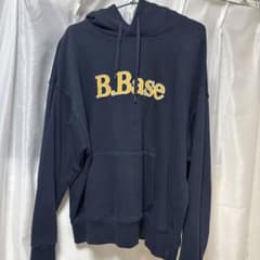 B.Base裏毛フーディ ネイビー【Lサイズ】のサムネイル