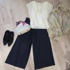 ROPÉ 通勤コーデ パンツセットアップ 2点セット