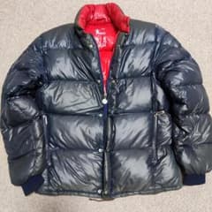 MONCLER 仏製 ヴィンテージ ネイビー×レッド T.2 M相当 1079 - メルカリ