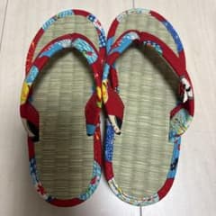 キッズ用 畳サンダル 草履 和柄のサムネイル
