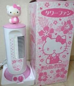 ハローキティ タワーファン 扇風機 HALLO KITTY - メルカリ