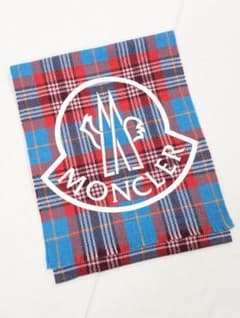 美品 MONCLER モンクレール ストール マルチカラーチェック柄 マフラーのサムネイル