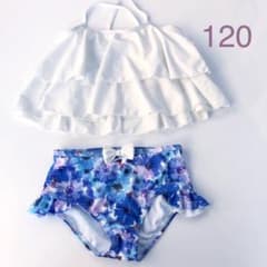 セパレート フリル 水着 花柄 120のサムネイル