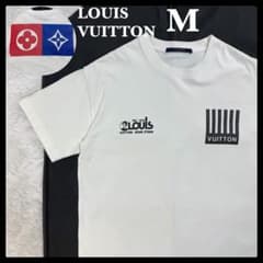 433【19AW・M】ルイヴィトン マルチカラー両面プリントTシャツ 