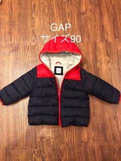 【送料込】BABY GAP アウター ダウン サイズ90 ネイビーのサムネイル