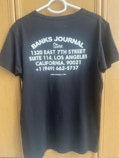 BANKS JOURNAL バンクスジャーナル ブラック Tシャツのサムネイル