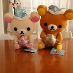 ☆リラックマ＆コリラックマ ぴかぴかクリスマスぬいぐるみ☆のサムネイル