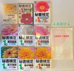 秘書検定 1級問題集・マニュアルセットのサムネイル