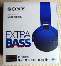 SONY MDR-XB650BT ワイヤレスヘッドフォン ブルー - メルカリ