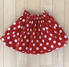 ハンドメイド　ミニースカート　90センチのサムネイル