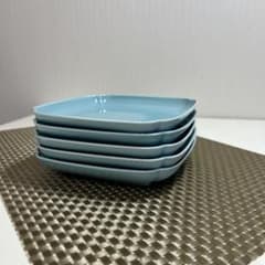 深川製磁＊青磁・角皿・スクエアプレート・5枚セット - メルカリ