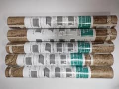壁紙シール（44.5cm×10m×0.1mm）×5本【ブラウンレンガ柄】のサムネイル