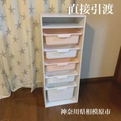 【直接引渡】ニトリ カラーボックス 収納ケース付のサムネイル