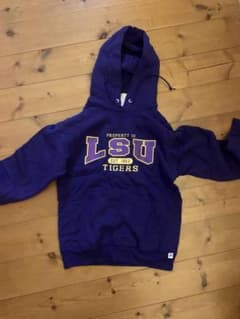 Russell Athletic LSU Tigers パーカー S 紫 - メルカリ