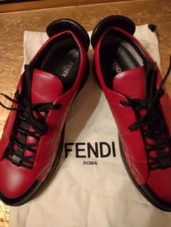 Fendi スニーカー 9 (43/28cm) レッド モンスターバグズアイ - メルカリ