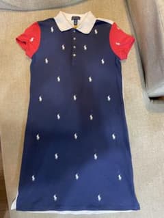 Polo ポロ ラルフローレン半袖ポロ ワンピース XL(16)総柄ポニーのサムネイル