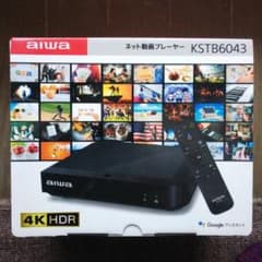 ネット動画プレーヤーAIWAアイワKSTB6043Android４K対応動作品のサムネイル