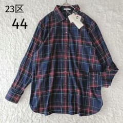 【新品タグ付】23区 CANCLINI イタリア生地 シャツ ブラウス チェックのサムネイル