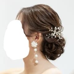 ウェディング ブライダル アクセサリー ホワイトのサムネイル