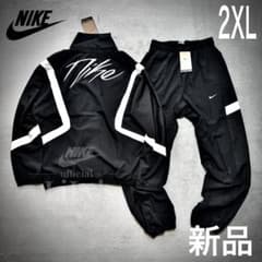2XLサイズ】新品未使用 NIKE上下セットアップ ウーブン バスケ 黒010