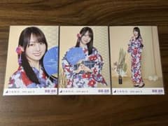 賀喜遥香 生写真 浴衣2025 3種コンプ - メルカリ