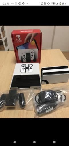 任天堂　Switch　有機EL 本体＋ソフト７本のサムネイル