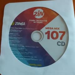 Zumba Mega Mix 107 CD　ズンバ　ダンスのサムネイル