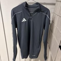 ケ*ロ様 adidas TIRO 2023 ハーフジップジャージ グレー XSサのサムネイル