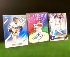 【美品】大谷翔平 Topps メモリアル MLBカード 豪華3枚セット 即日発送のサムネイル