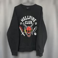 H&M × 스트레인저싱스 HELLFIRE CLUB 스웨트