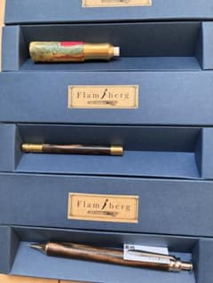 Flam berg ペンシル、芯ケース、ツイン消しゴム セット 黒柿 デ*ン様 Flam berg ペンシル、芯ケース、ツイン消しゴム セット 黒柿