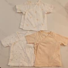 ユニクロ　UNIQLO　ベビー短肌着 3枚セット　50-60サイズのサムネイル