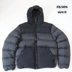 【希少】FILSON フィルソン ツートンカラーダウンジャケット ブラック S