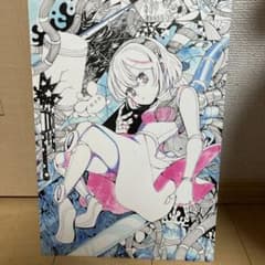 【一点物】手描きイラスト 原画 オリジナル 女の子 サブカル 創作イラストのサムネイル