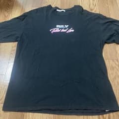 今市隆二プロデュースRILYロゴ ロンT黒Ｓサイズ 美品 RILY 今市隆二 ネオングラフィック ロンT XL 黒 ライリー 三代目