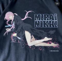 希少品　未来日記　我妻由乃　Tシャツ　ヲタT ヤンデレ i*9様 希少品 未来日記 我妻由乃 Tシャツ ヲタT ヤンデレ - メルカリ