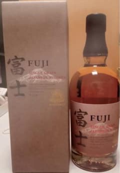 富士 FUJI シングルグレーン　ジャパニーズウイスキー 富士箱入りのサムネイル