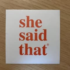 ・she said that ステッカー 正規品のサムネイル