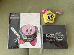 星のカービィ30thMusicFest.パンフレット&ピンズセット、マスコット
