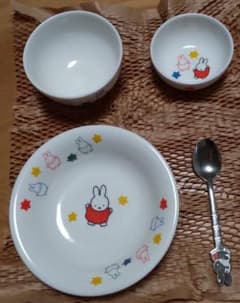 ミッフィー 子ども陶器食器 セットのサムネイル