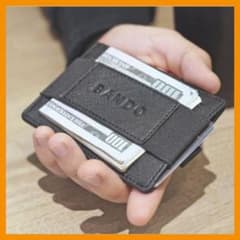 BANDO スリムで機能的な財布 ミニマリストウォレット ブラックのサムネイル