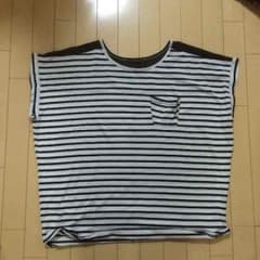 ピクミン 様 専用④ ボーダーカットソー 4Lのサムネイル