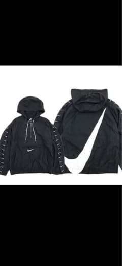 【美品】NIKE ブラック アノラックパーカー ウィメンズのサムネイル
