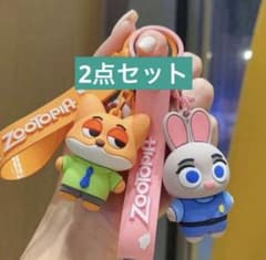 Disney ズートピア キーホルダー ストラップ 大人気 ニック ジュディ