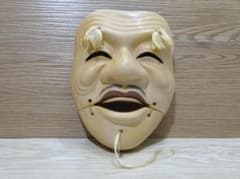 時代物 能面 翁面 お面 仮面 歌舞伎 日本舞踊 日本美術 古美術 - メルカリ