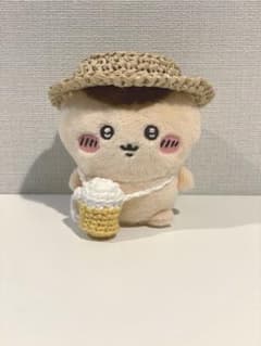 ちいかわ　おすわりぬいぐるみ　カンカン帽　ビールポシェット　2点セットのサムネイル