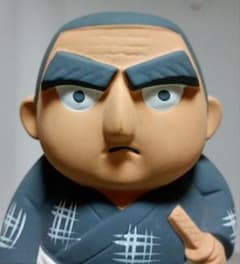 西郷どん　素焼きの置物　九州　お土産　民芸品　手作り　ハンドメイド